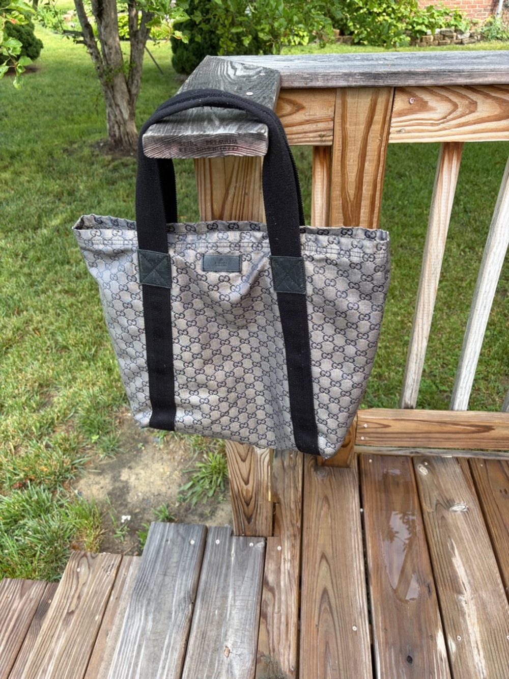 Gucci Crystal Monogram Medium Web Tote bag - Picture 16 of 17